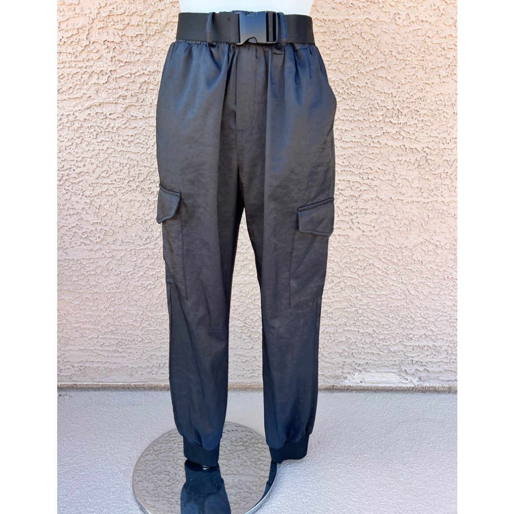 Know One Cares dressy cargo joggers